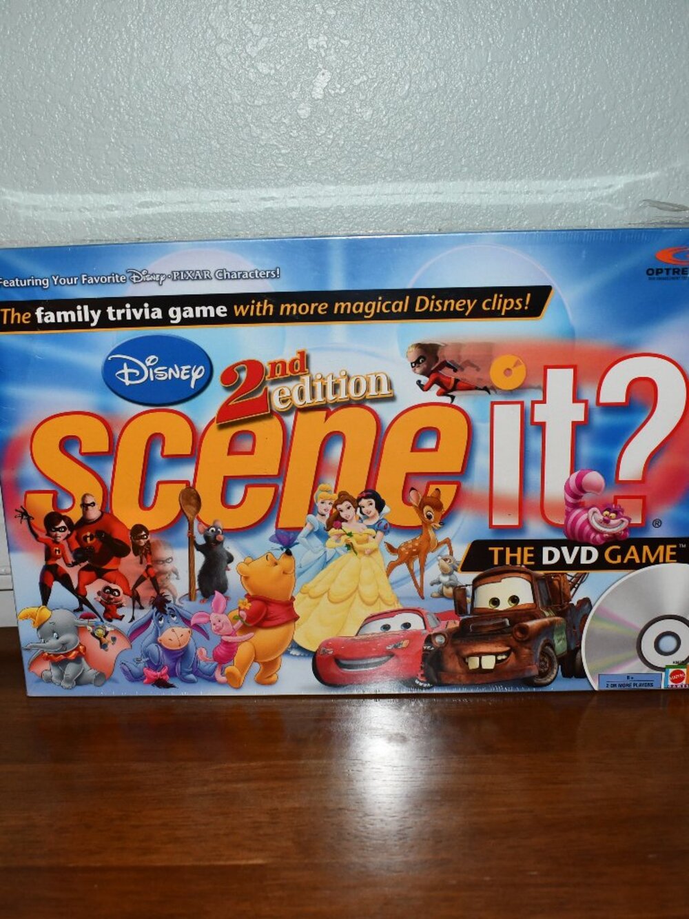 Disney Scene it? 2nd Edition The DVD Board Game 100% COMPLETE, SEALED.